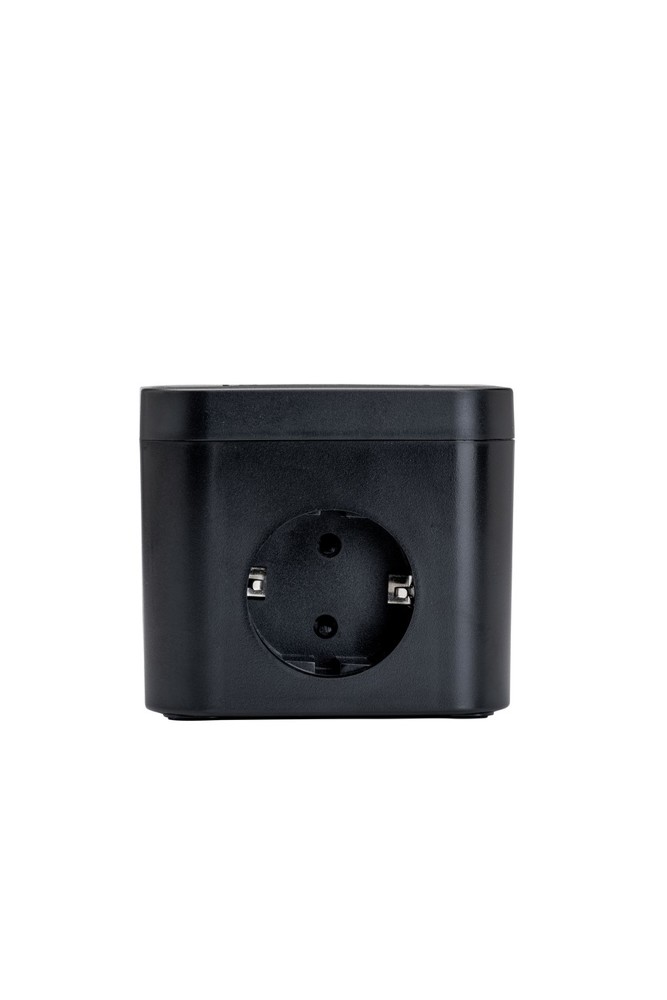 PLUG Steckdosenwürfel schwarz