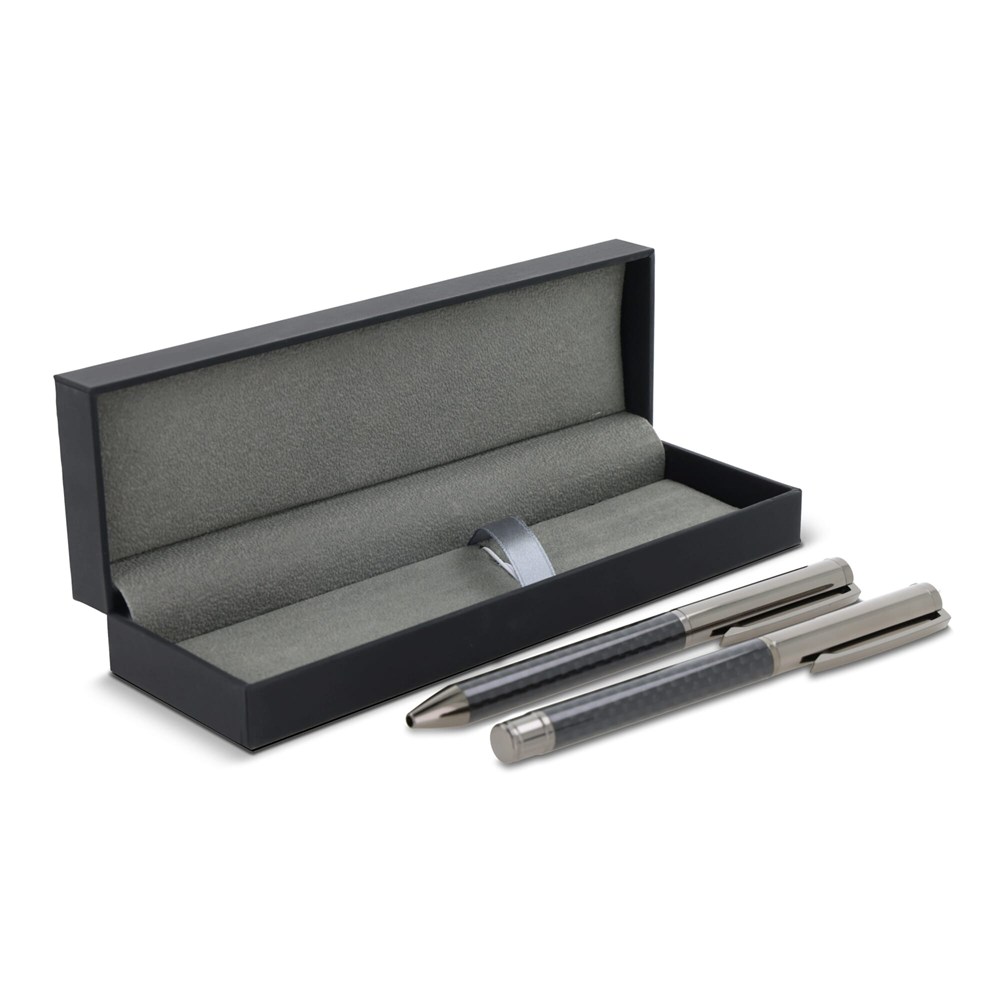 Metallstift und Rollerball-Stift im Set in Geschenkbox