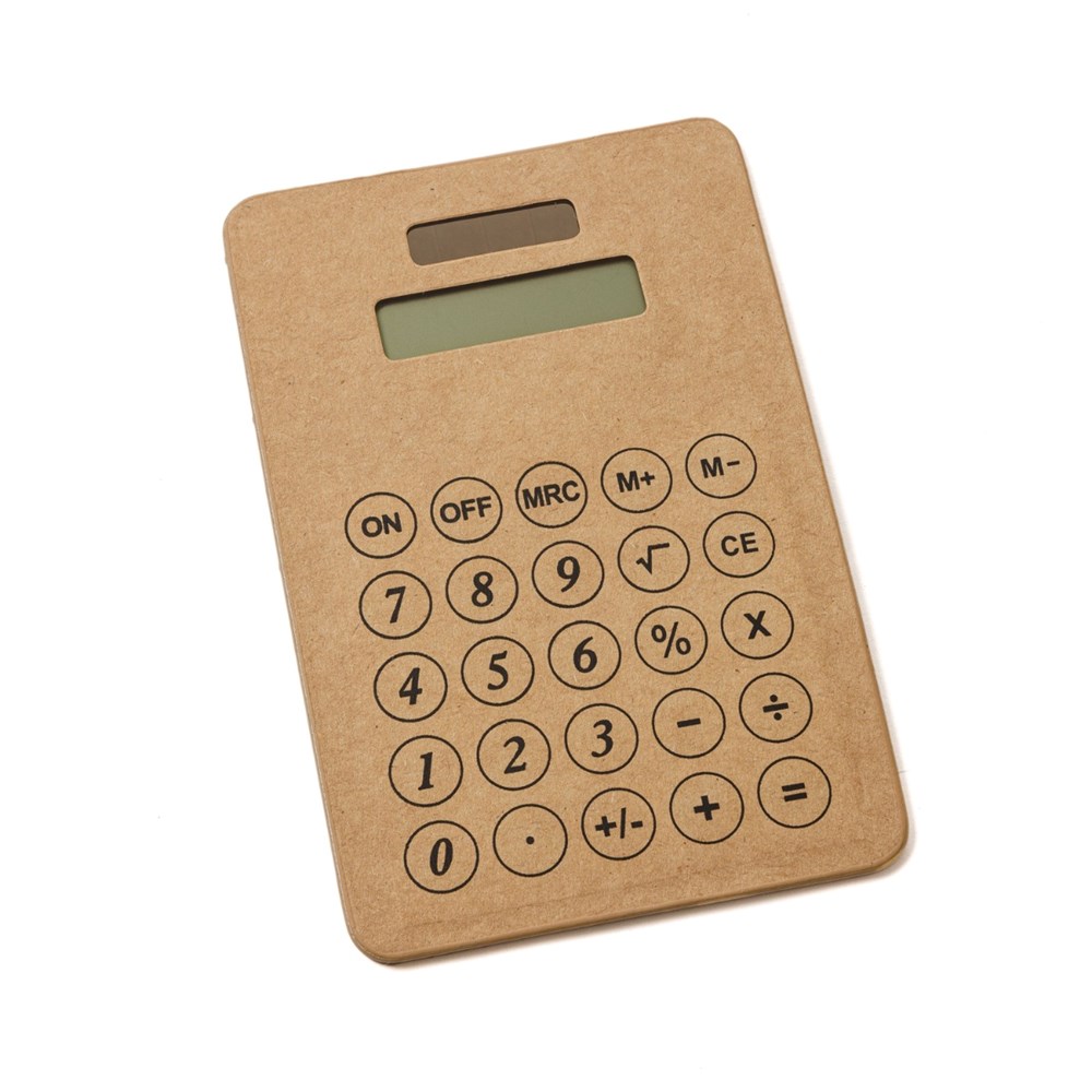 Taschenrechner aus Papier-Braun