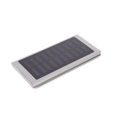 Powerbank Solar Leo-Silber-8000 mAh