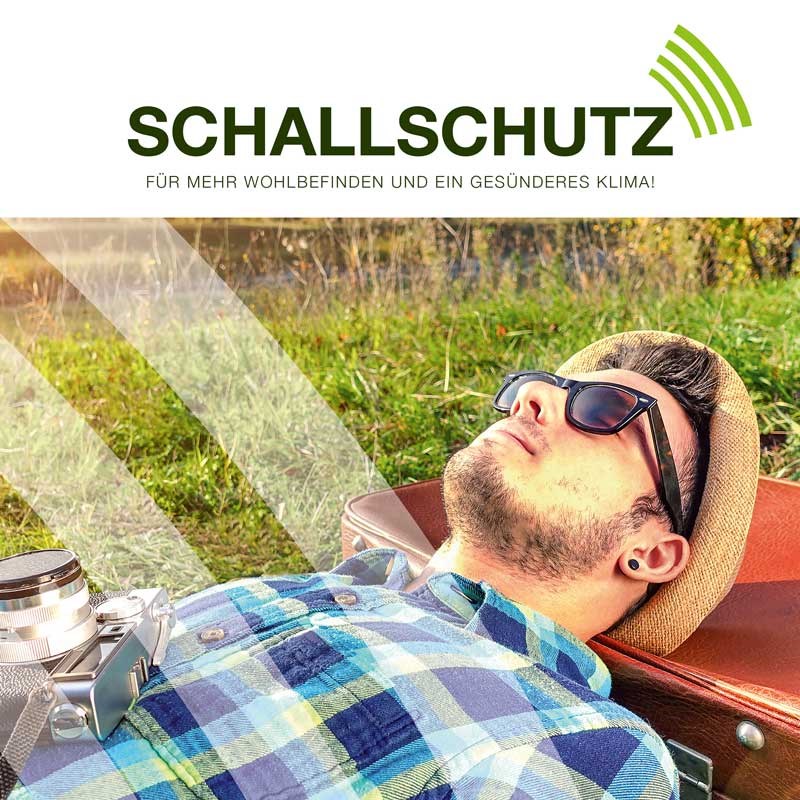 Schallschutzbild 100 x 100 cm weiß 1,1 Alpha